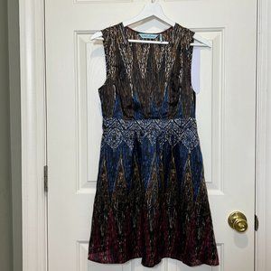 Guess by Marciano 100% Silk Party Mini Dress V neck Women sz Small Guess Dress